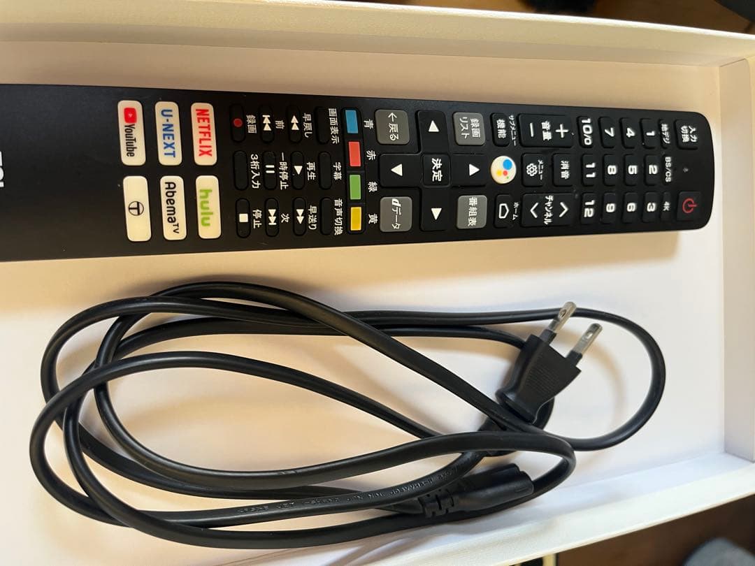 TCL 43V Android TV 4K液晶テレビ