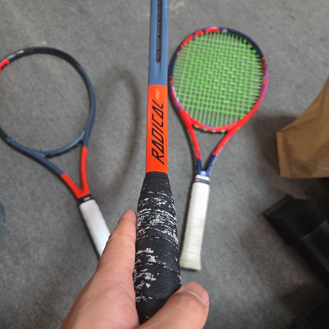 HEAD RADICAL PRO テニスラケット 3本セット