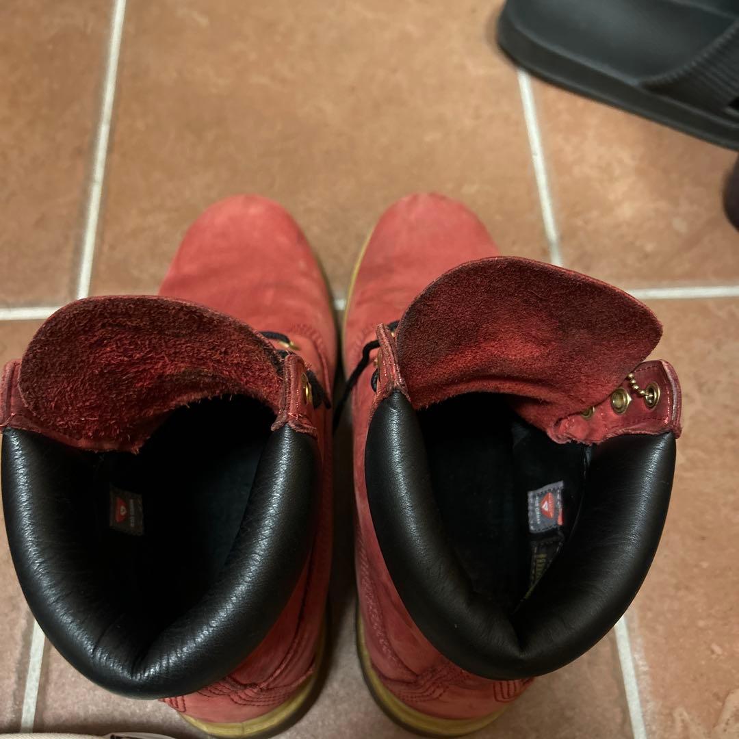 Timberland ティンバーランド　6インチ　プレミアムブーツ　レッド