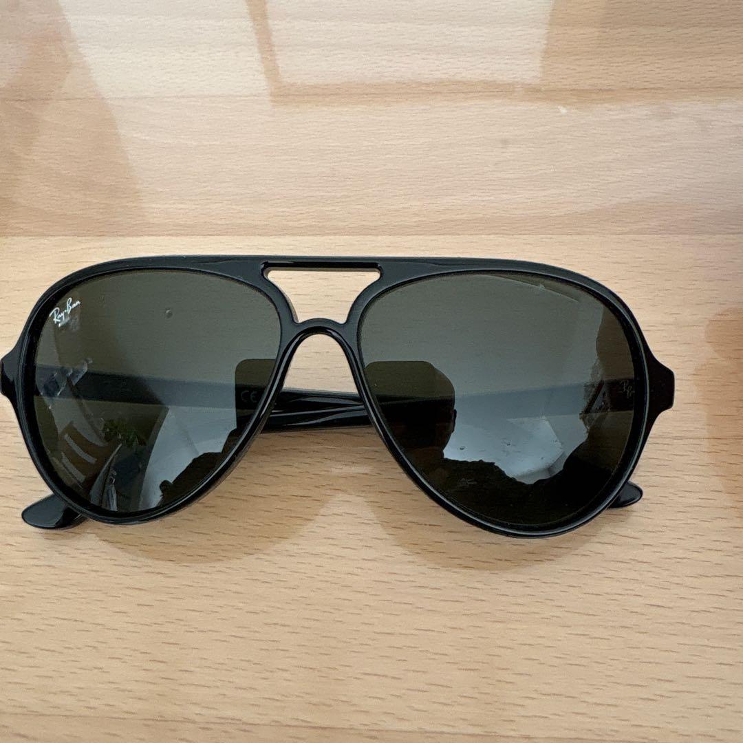 Ray-Ban ティアドロップサングラス ブラック