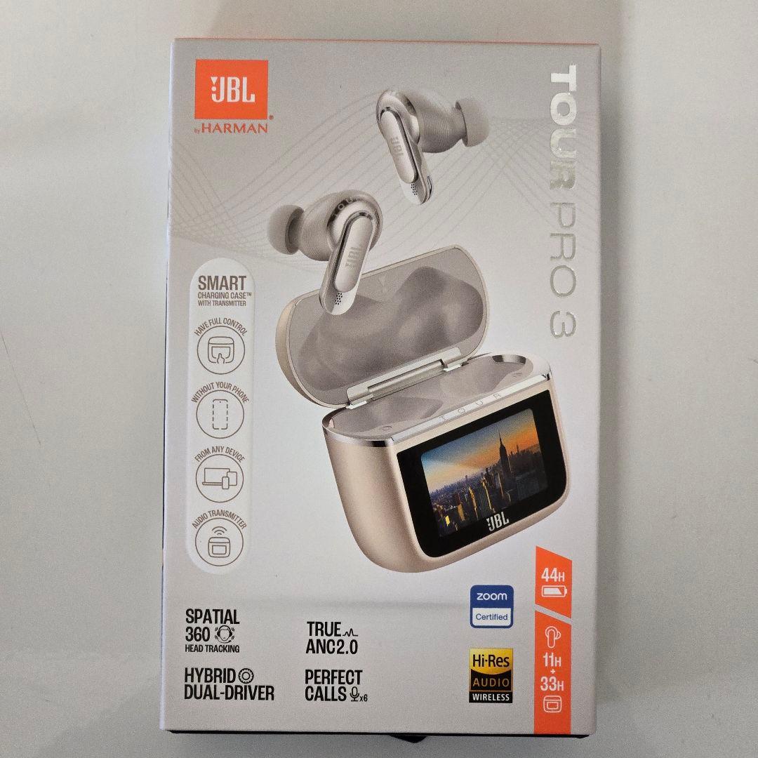 【新品・未使用】JBL Tour Pro 3 ラテ