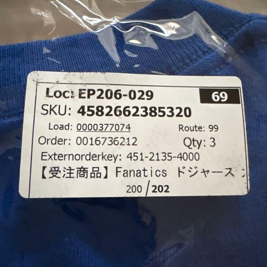 大谷翔平 Dodgers プレイヤーズTシャツ 2024ワールドシリーズ優勝記念