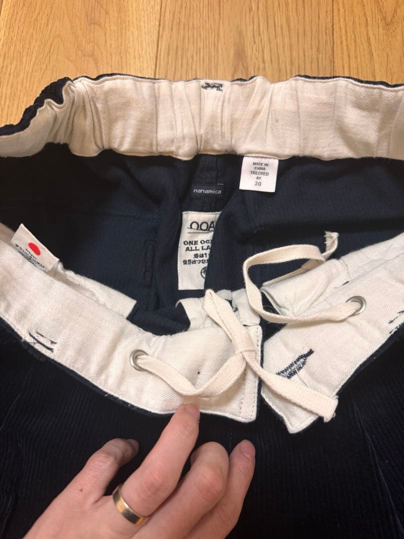 nanamica コーデュロイ ワークパンツ