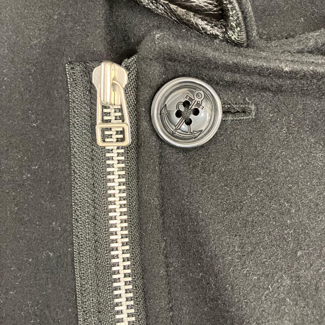 AVIREX ウールピーコート XL ブラック