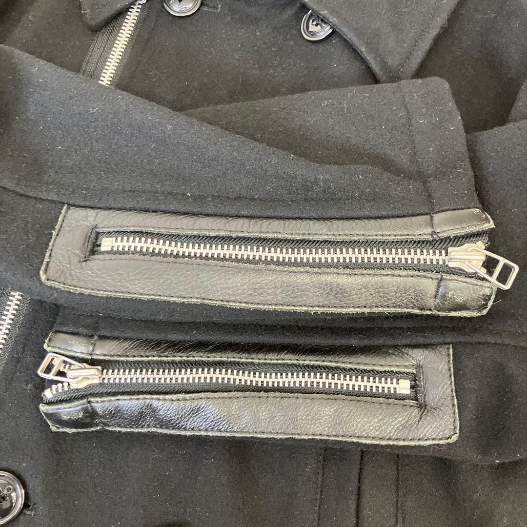 AVIREX ウールピーコート XL ブラック