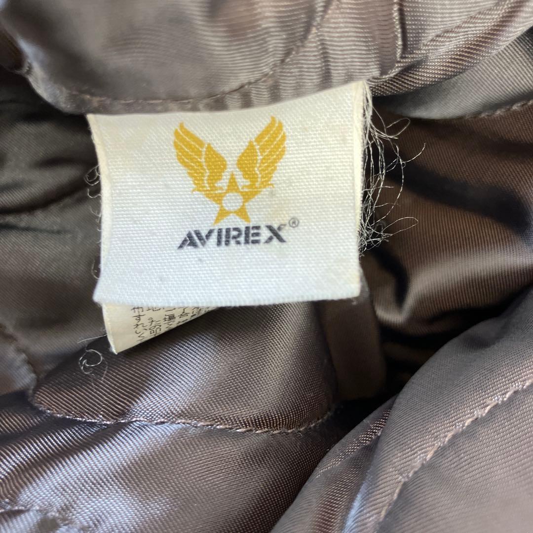 AVIREX ウールピーコート XL ブラック