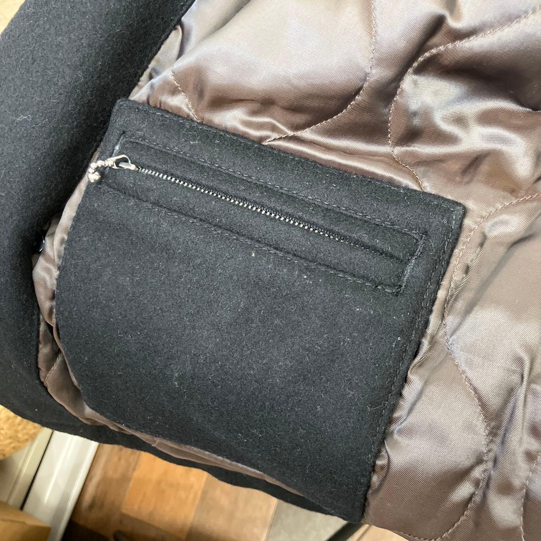 AVIREX ウールピーコート XL ブラック