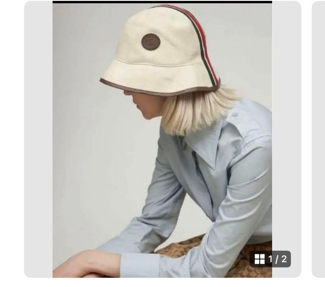 正規品　GUCCI グッチ　バケハ　帽子