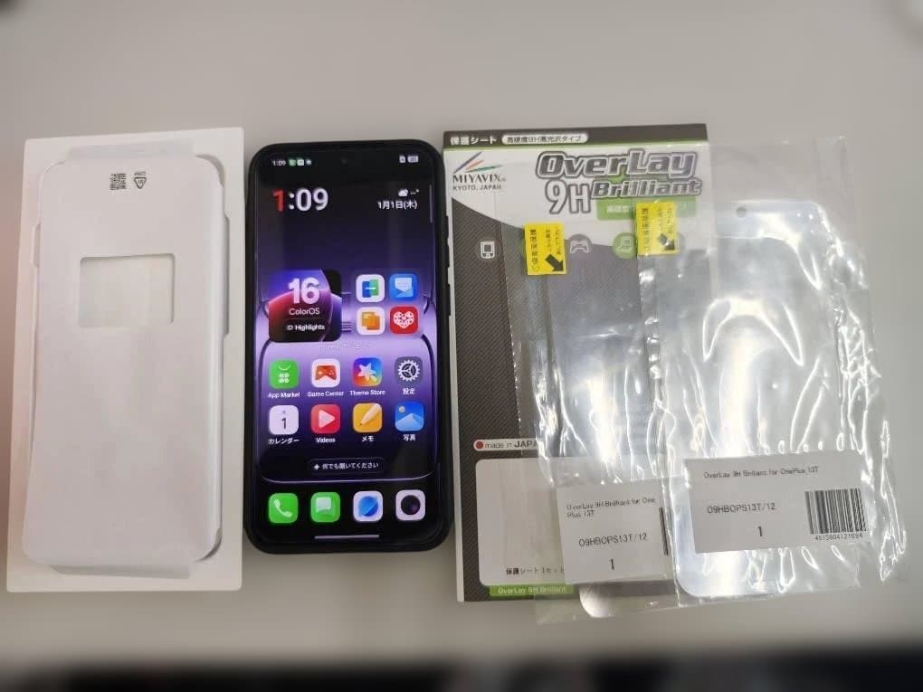 Oneplus13T　黒 12GB+512GB　中国版