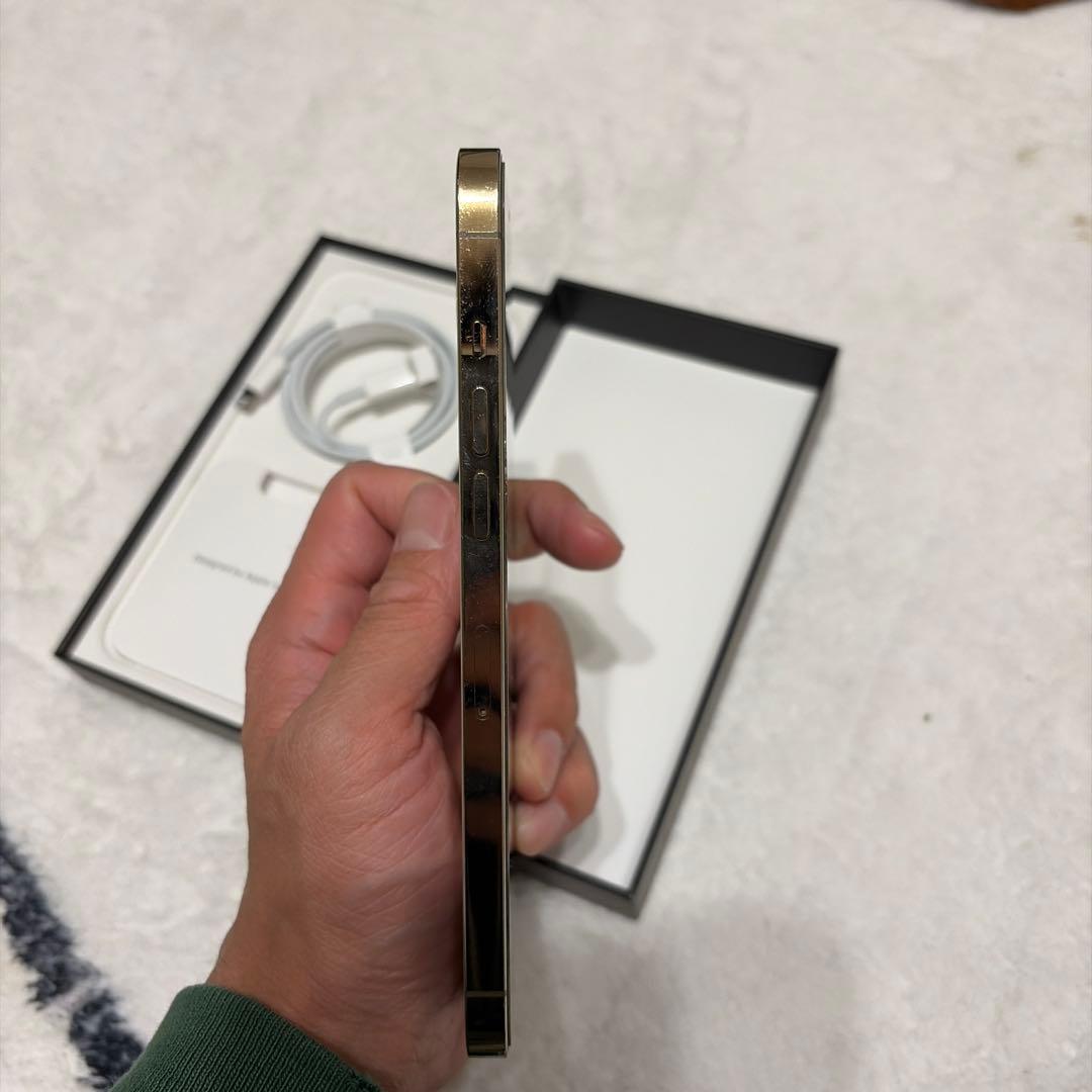 美品！iPhone 12 ProMax ゴールド 本体 256gb