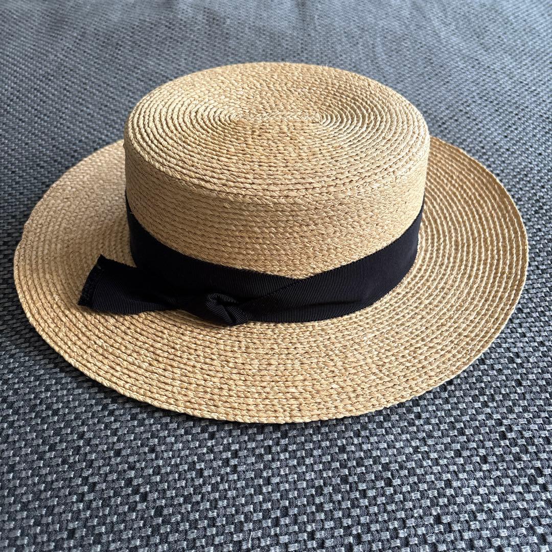 HELEN KAMINSKI ベージュ ブラック カンカン帽