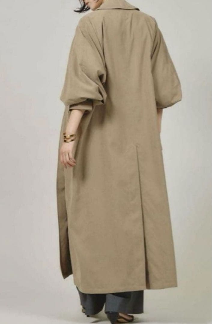 Curensology 2025SS ビーチトレンチコート　ベージュ 38