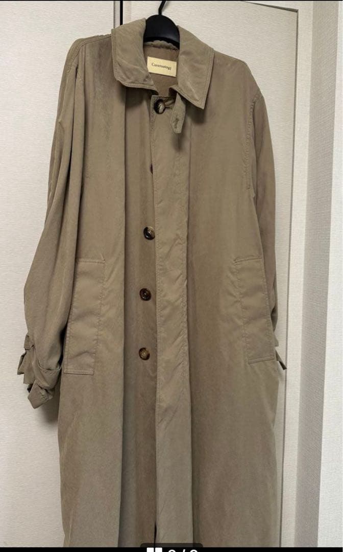 Curensology 2025SS ビーチトレンチコート　ベージュ 38