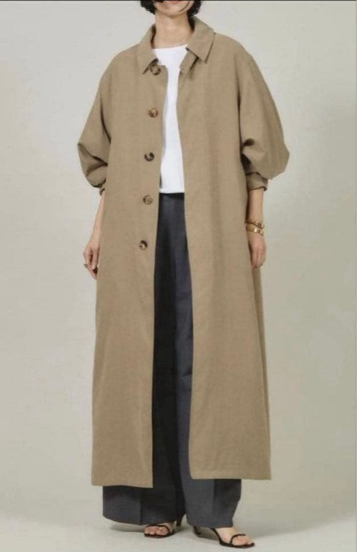 Curensology 2025SS ビーチトレンチコート　ベージュ 38