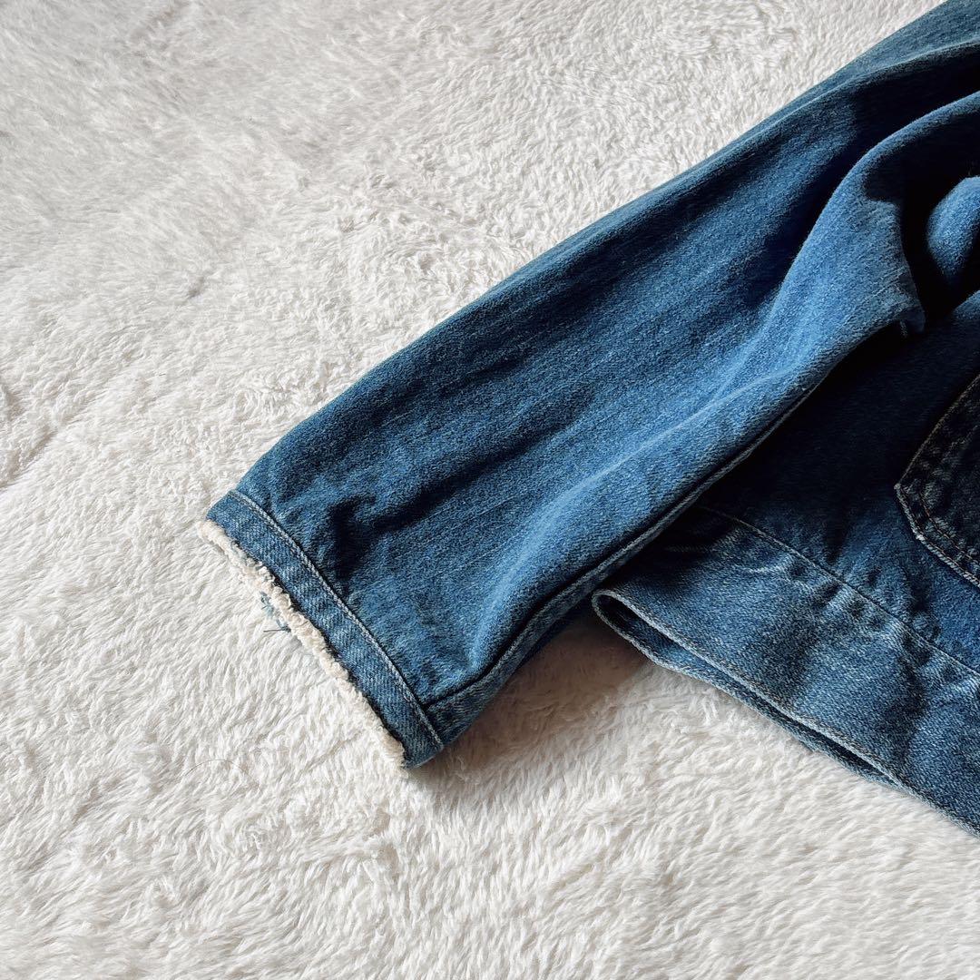 スピック&スパン 5 1/22 ND-LINE CROP DENIM ジャケット