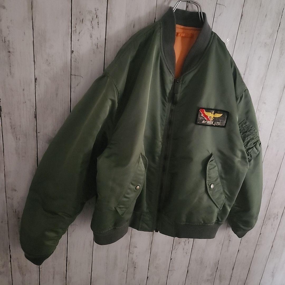 【定番人気】AVIREX フライトジャケット リバーシブル