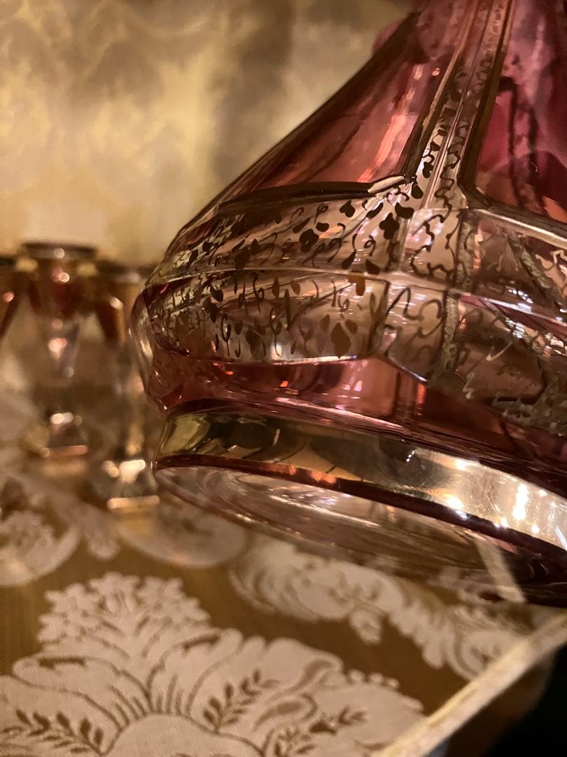 ベネチアングラス　グラスとピッチャーのセット