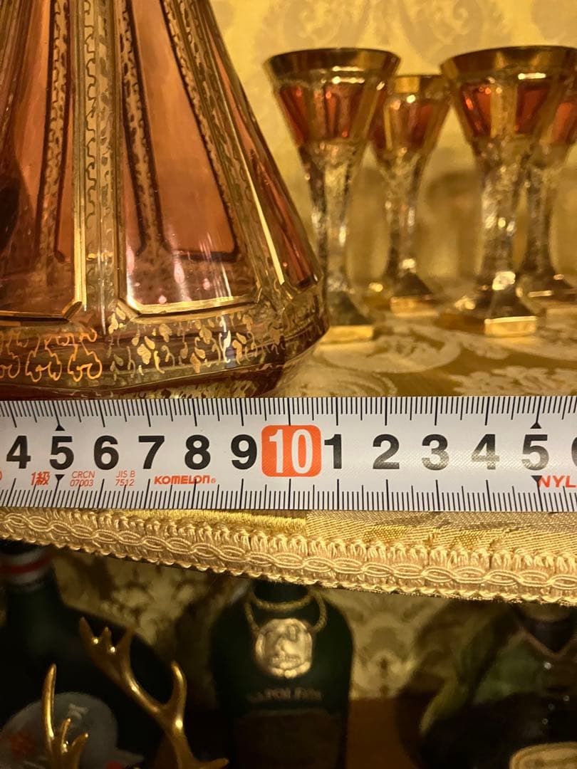 ベネチアングラス　グラスとピッチャーのセット