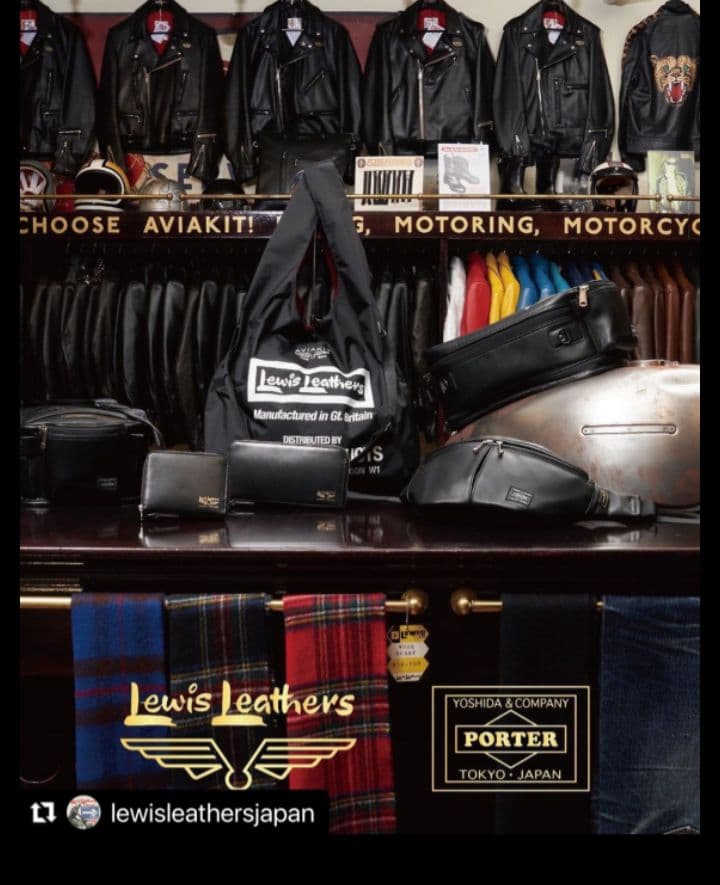 【Lewis Leathers/ルイスレザーズ×PORTER/ポーター】レア廃盤