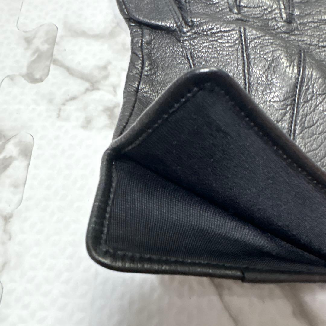 イヴサンローラン Yves Saint Laurent レザー グローブ 本革