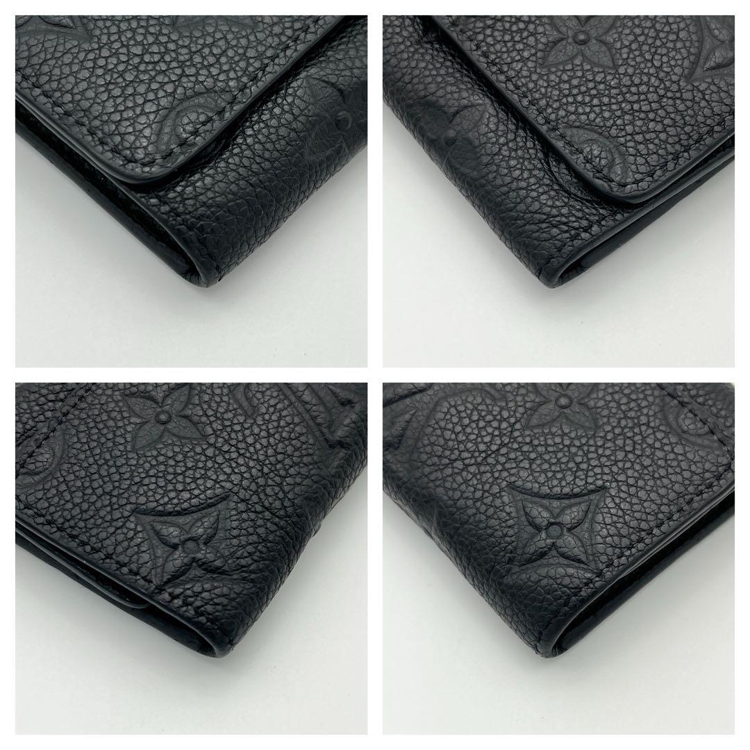 【美品】ヴィトン アンプラント ミュルティクレ 6連キーケース ノワール