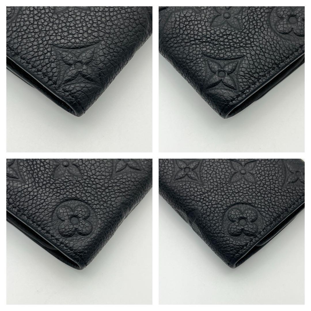 【美品】ヴィトン アンプラント ミュルティクレ 6連キーケース ノワール