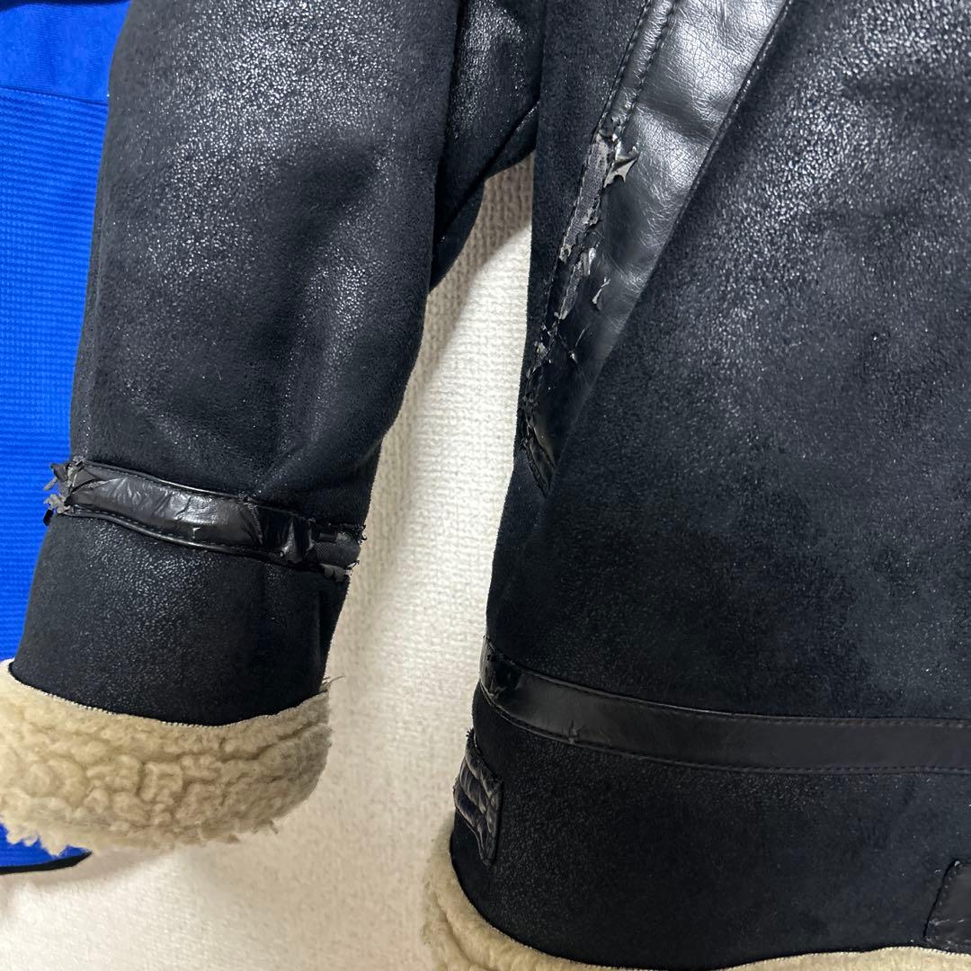 ALPHA アルファ B-3 ブルゾン フェイクムートン フライトジャケット