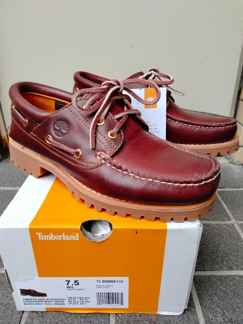 ティンバーランド 新品 us7.5 26.5cm スリーアイ シューズ
