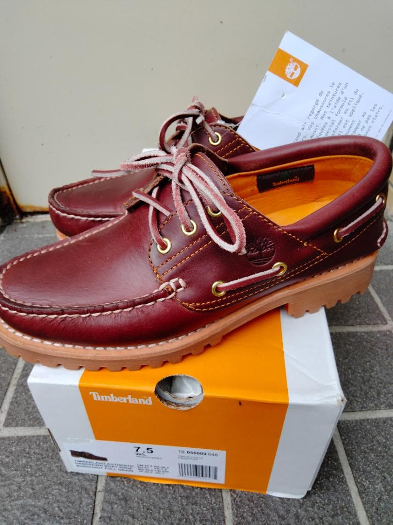 ティンバーランド 新品 us7.5 26.5cm スリーアイ シューズ