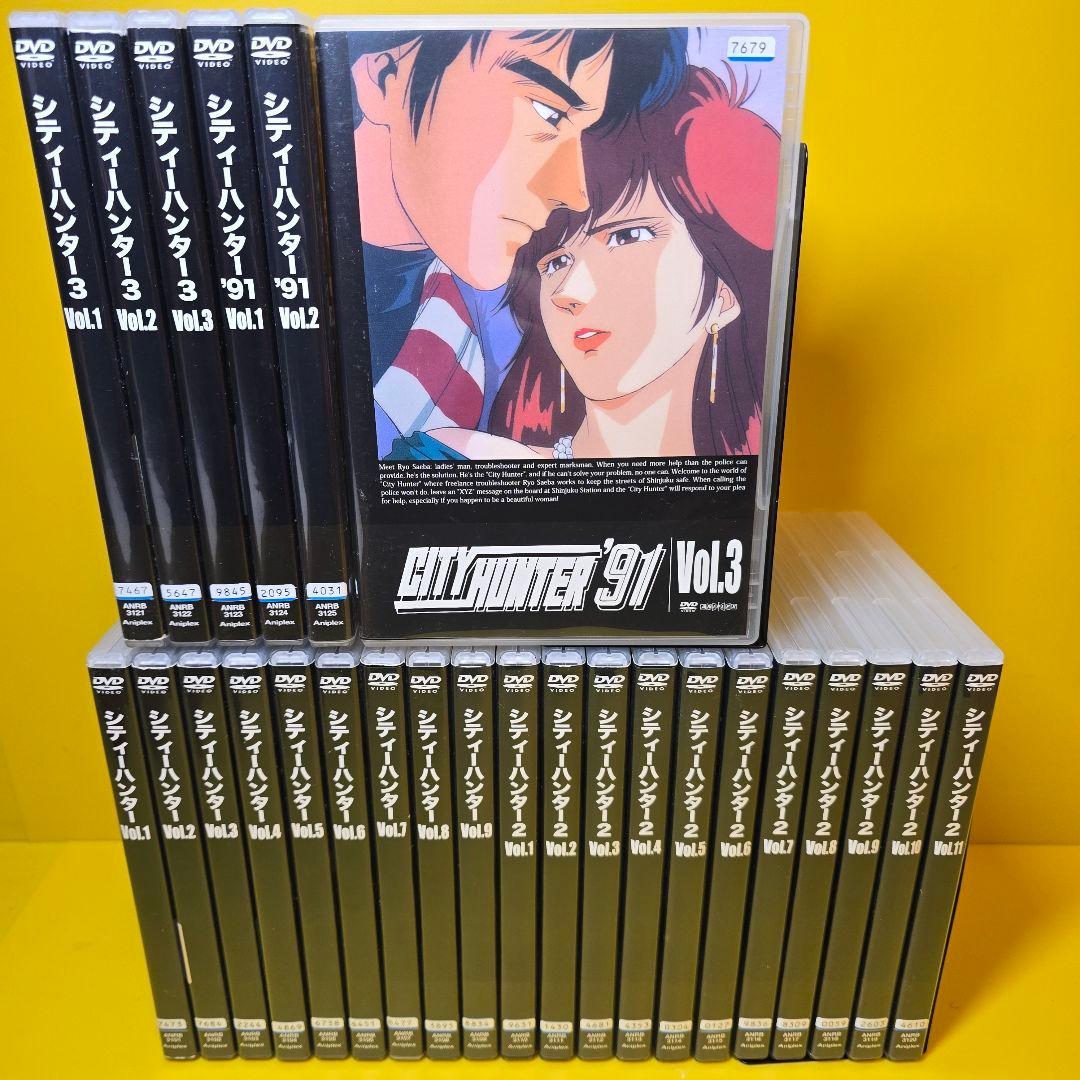 新品ケース交換済　CITY HUNTER シティーハンター1期～4期DVD26