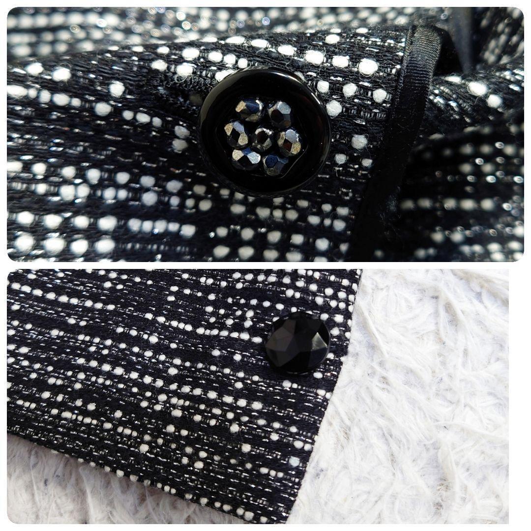 大きいサイズ　13号　レリアン　ツイードジャケット　ラメ　XL相当　セレモニー