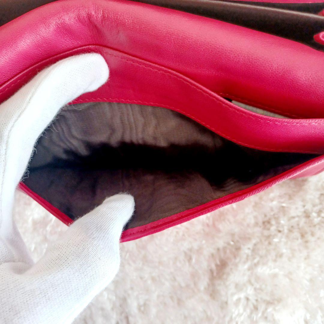 ✨極美品✨BOTTEGAVENETA　ボッテガヴェネタ　イントレチャート　ピンク