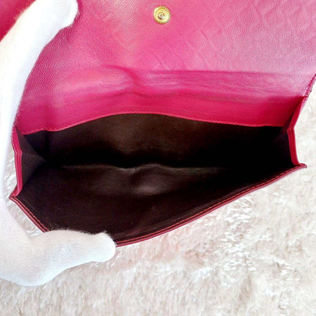 ✨極美品✨BOTTEGAVENETA　ボッテガヴェネタ　イントレチャート　ピンク