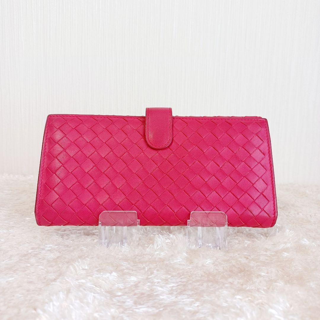 ✨極美品✨BOTTEGAVENETA　ボッテガヴェネタ　イントレチャート　ピンク