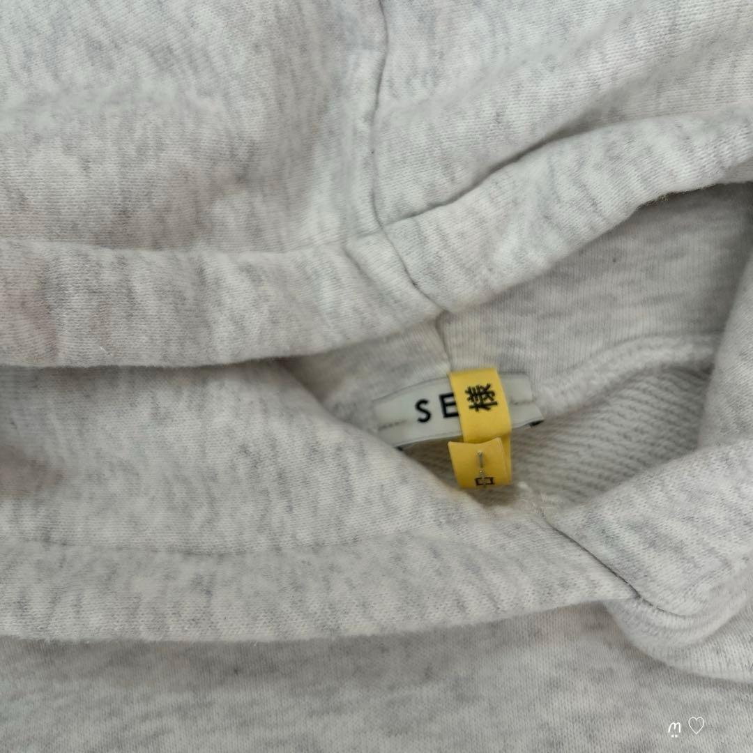 SEAシー　フーディスウエットシャツ“THE　SEAVALLEY TIME\"F