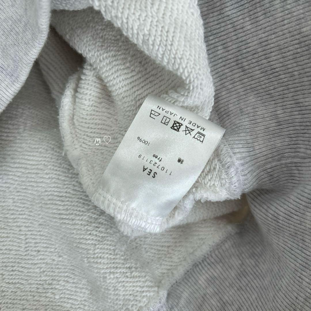 SEAシー　フーディスウエットシャツ“THE　SEAVALLEY TIME\"F