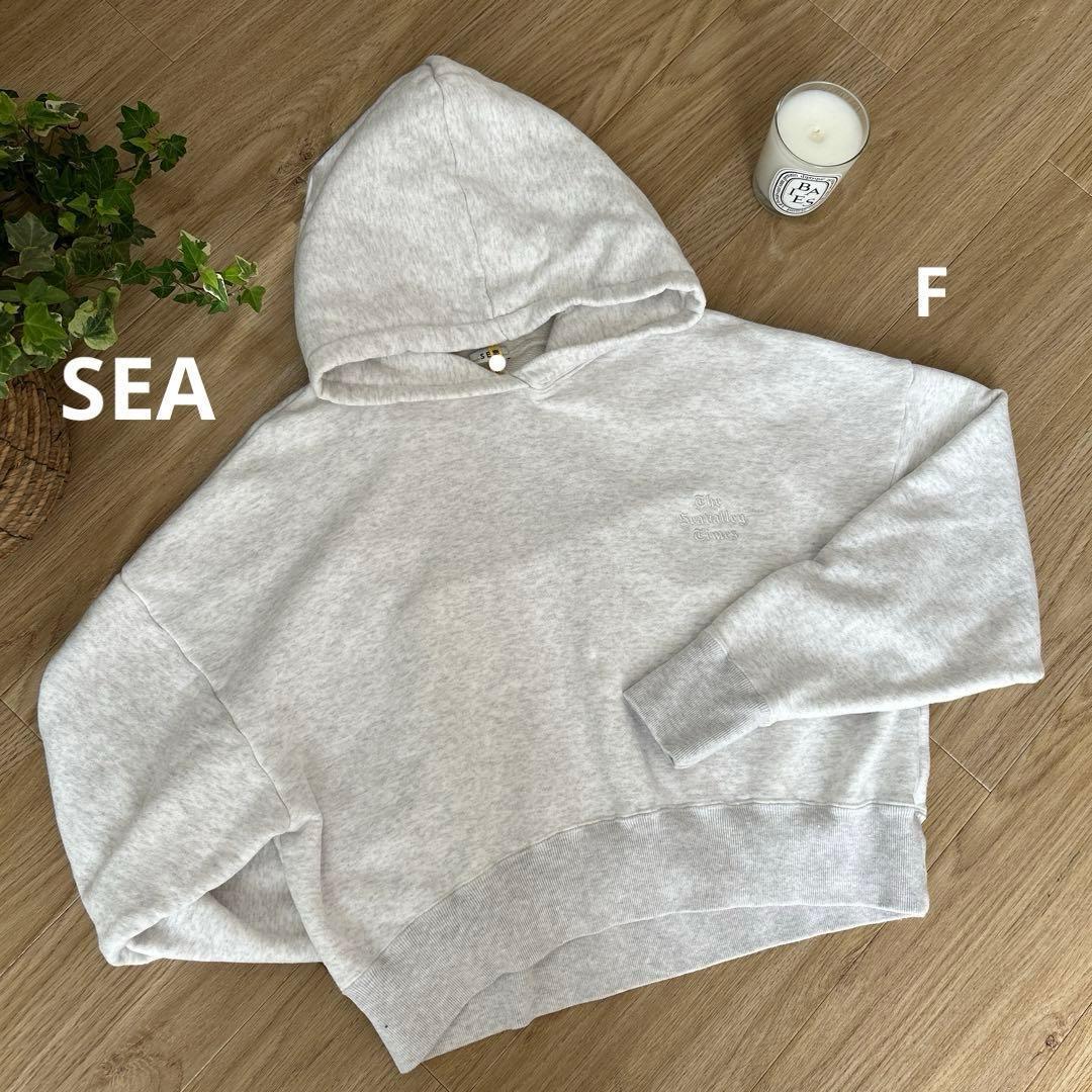 SEAシー　フーディスウエットシャツ“THE　SEAVALLEY TIME\