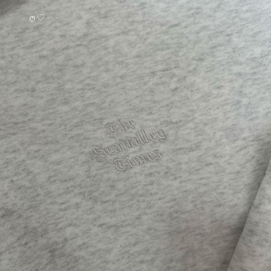 SEAシー　フーディスウエットシャツ“THE　SEAVALLEY TIME\"F