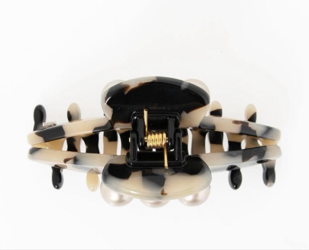 アレクサンドル ドゥ パリ ヘアクリップ（スモール）　パール　TOKYO