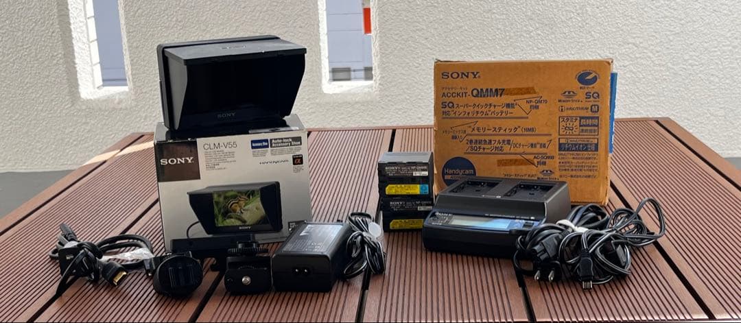 SONY CLM-V55 クリップオンLCDモニター