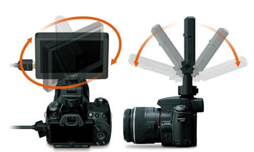 SONY CLM-V55 クリップオンLCDモニター