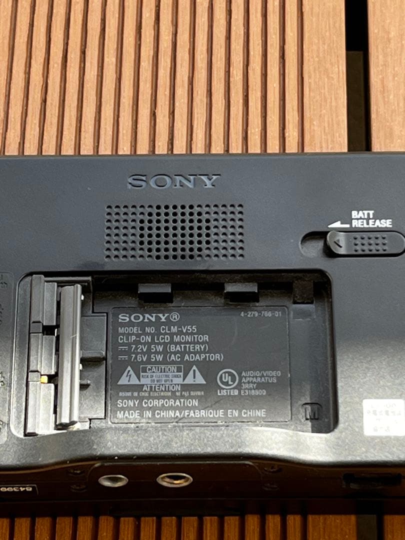 SONY CLM-V55 クリップオンLCDモニター
