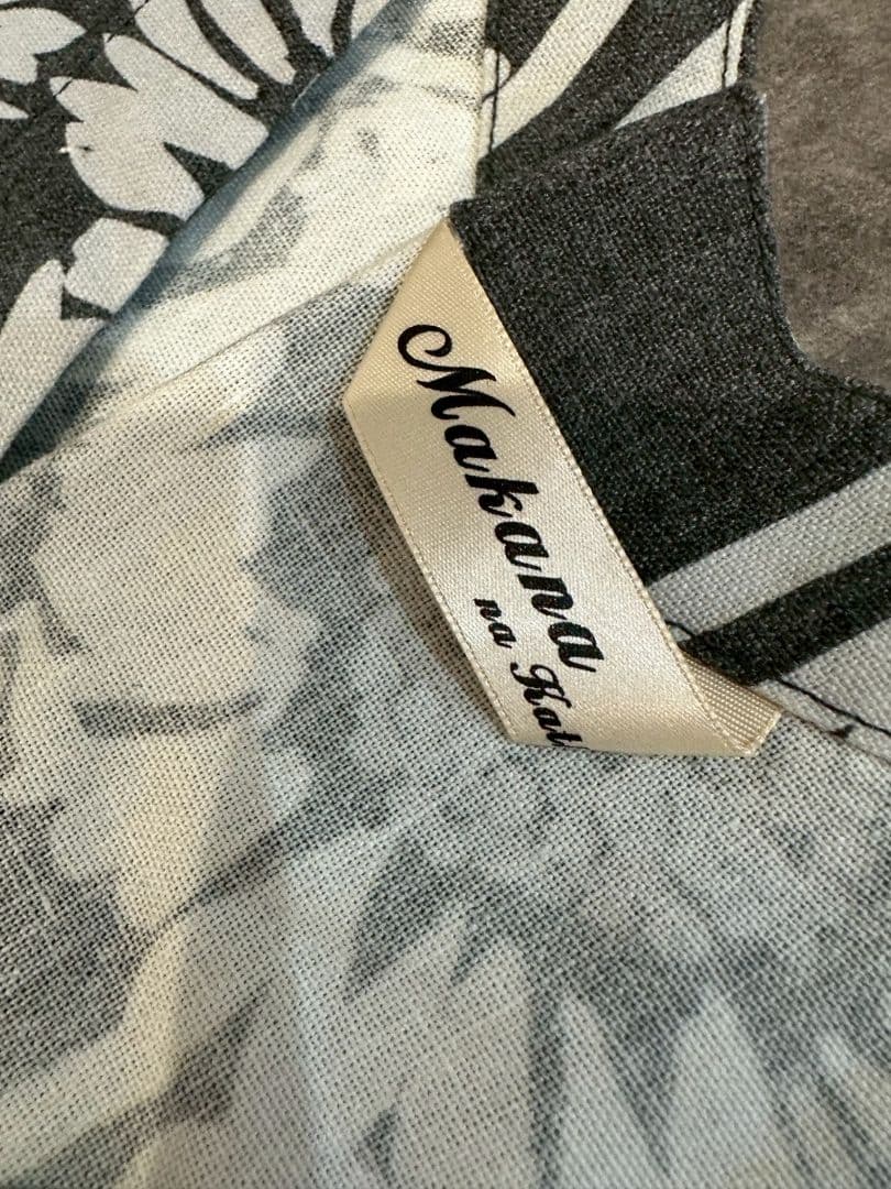 ク*ン様 Makana na Kathy ソレイユプリントワンピース ブラック