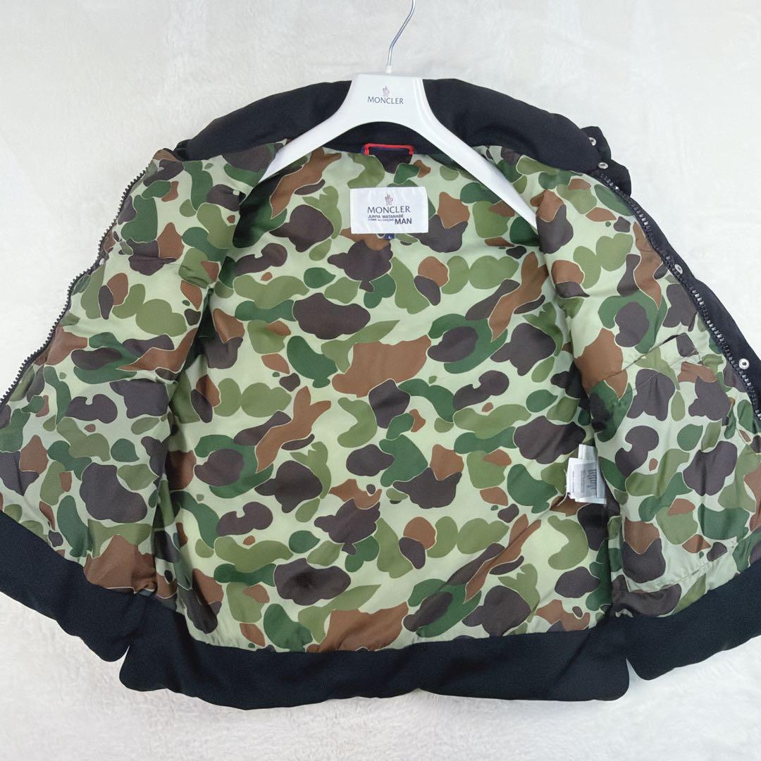 希少 MONCLER JUNYA WATANABE ダウンベスト 裏地カモフラ