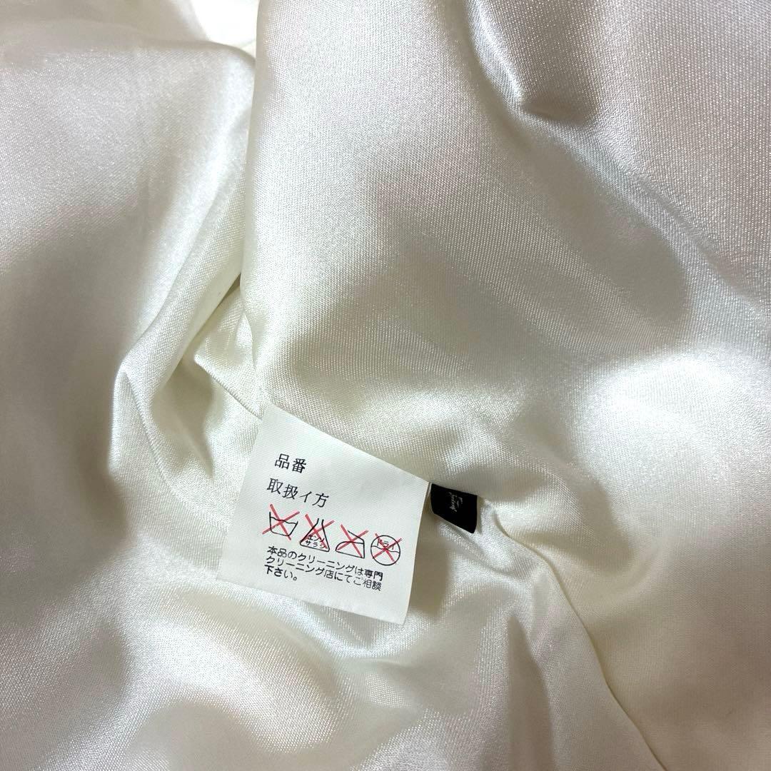 【美品】クリーム色の毛皮コート、毛皮　Elegance Fur ファーコート