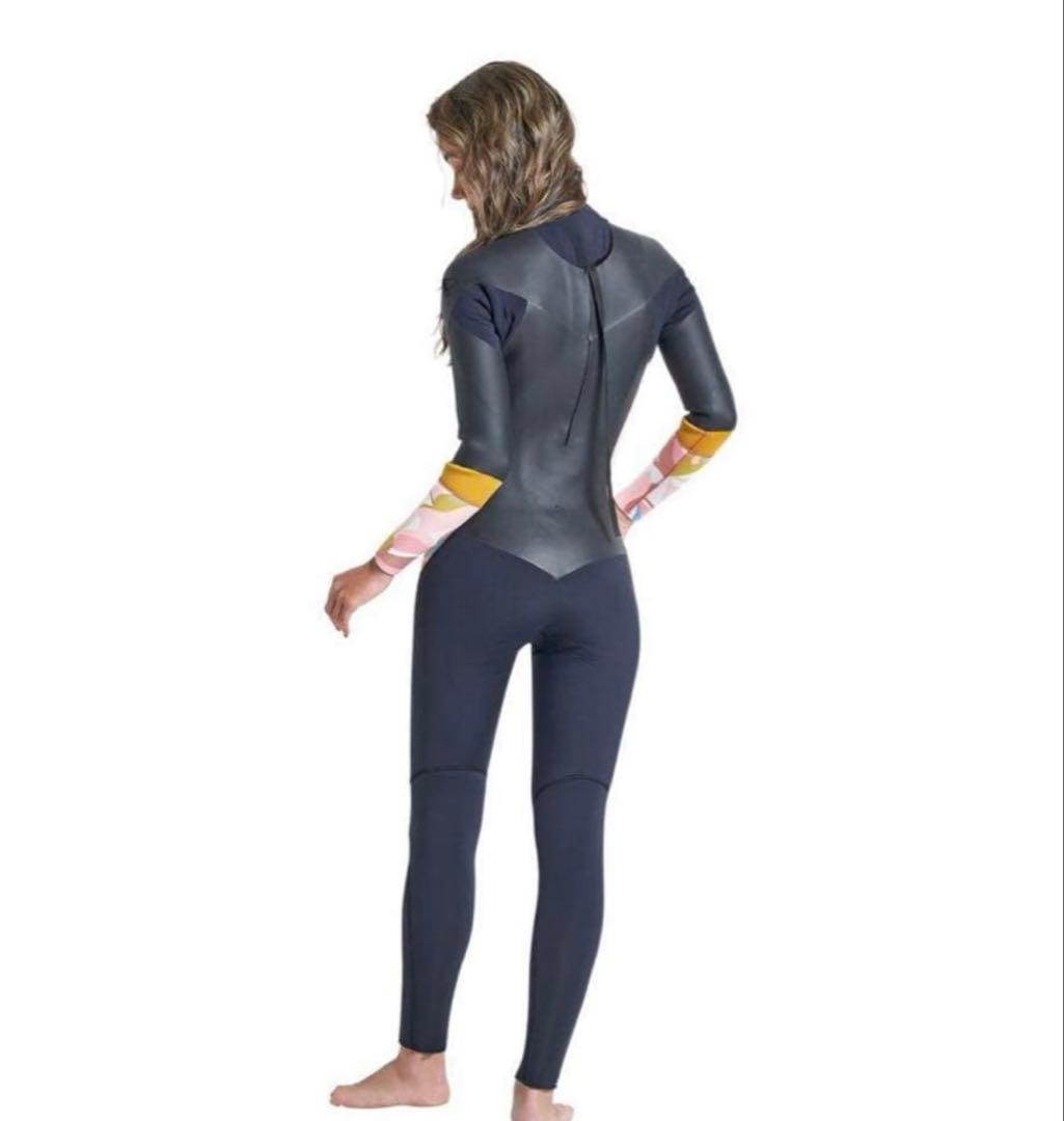 Roxy 4/3mmセミドライ Lサイズ　ウェットスーツ サーフィン　ダイビング