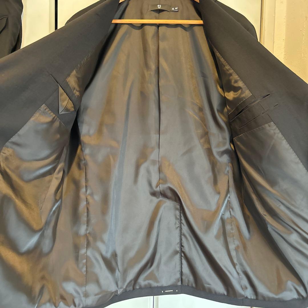 UNIQLO +J ウールスーツ セットアップ XLブラック