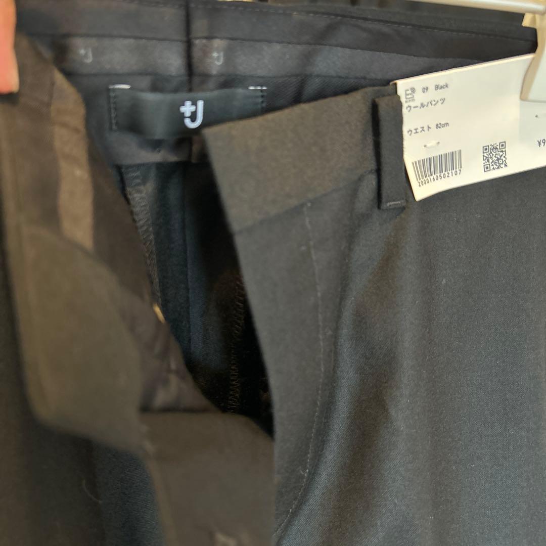 UNIQLO +J ウールスーツ セットアップ XLブラック