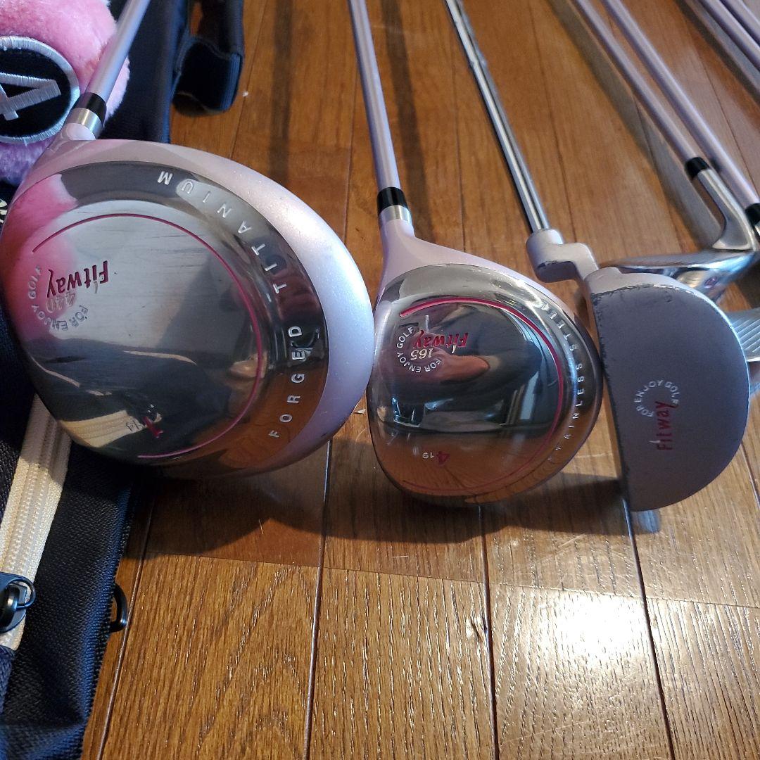 Fitway レディース ゴルフセット 7本
