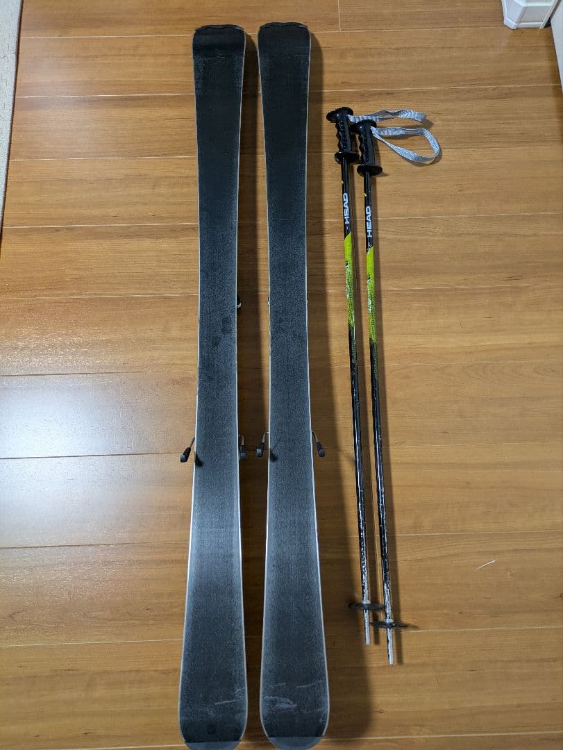 【HEAD】ヘッド ジュニア スキー板137 ポール100 スキーケース付き